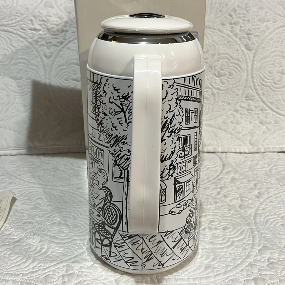 Mikasa Parisian Scenes thermal‎ carafe, new in box